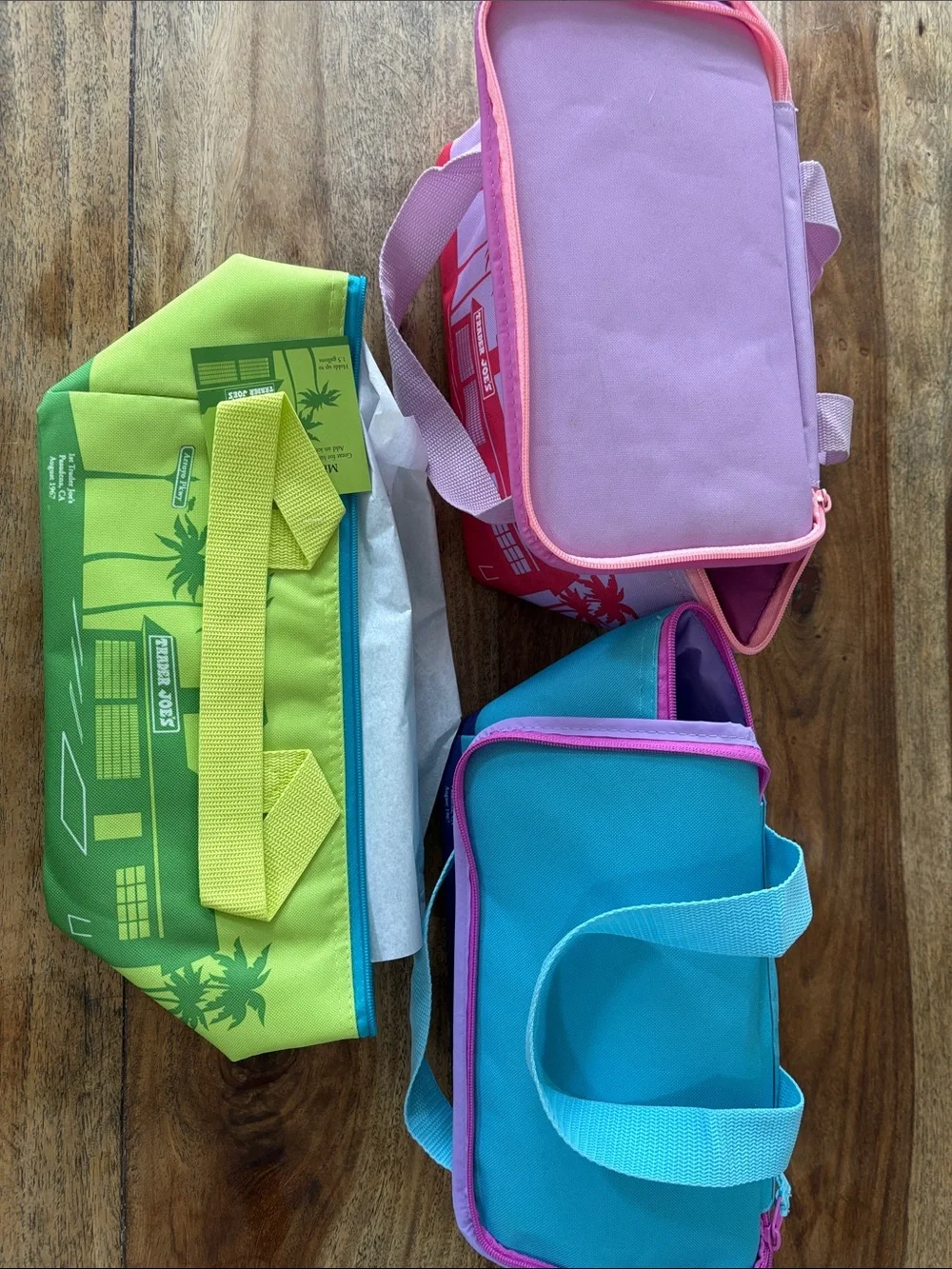 Trader Joe's Lime Green Insulated Lunch Bag